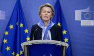 Ursula von der Leyen, formand for EU-Kommissionen, er her og nu elkundernes bedste kort i kampen mod en vinter og et 2023 med rekorddyr el. Foto: Bloomberg