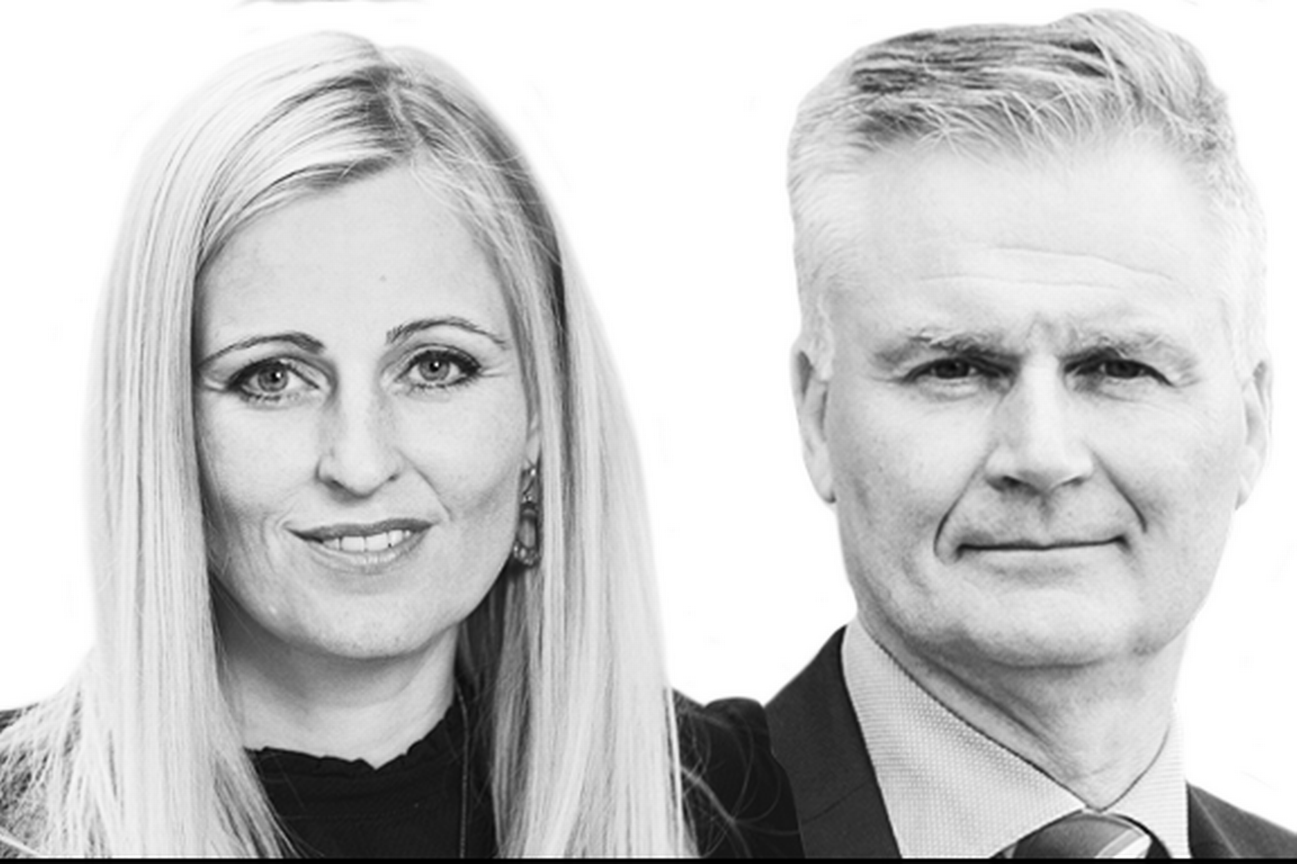 Lise Nytoft Bergmann, boligøkonom og chefanalytiker hos Nordea Kredit og Per Bie, administrerende direktør i danbolig.