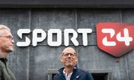 Lars Elsborg (th.) er adm. direktør for Sport24, der har Henrik Bruun (tv.) som hovedaktionær. Foto: Joachim Ladefoged.