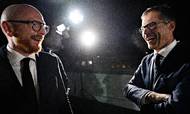 Mads Brügger og Mikael Bertelsen er henholdsvis direktør og bestyrelsesformand i det nystiftede firma. Foto: Philip Davali