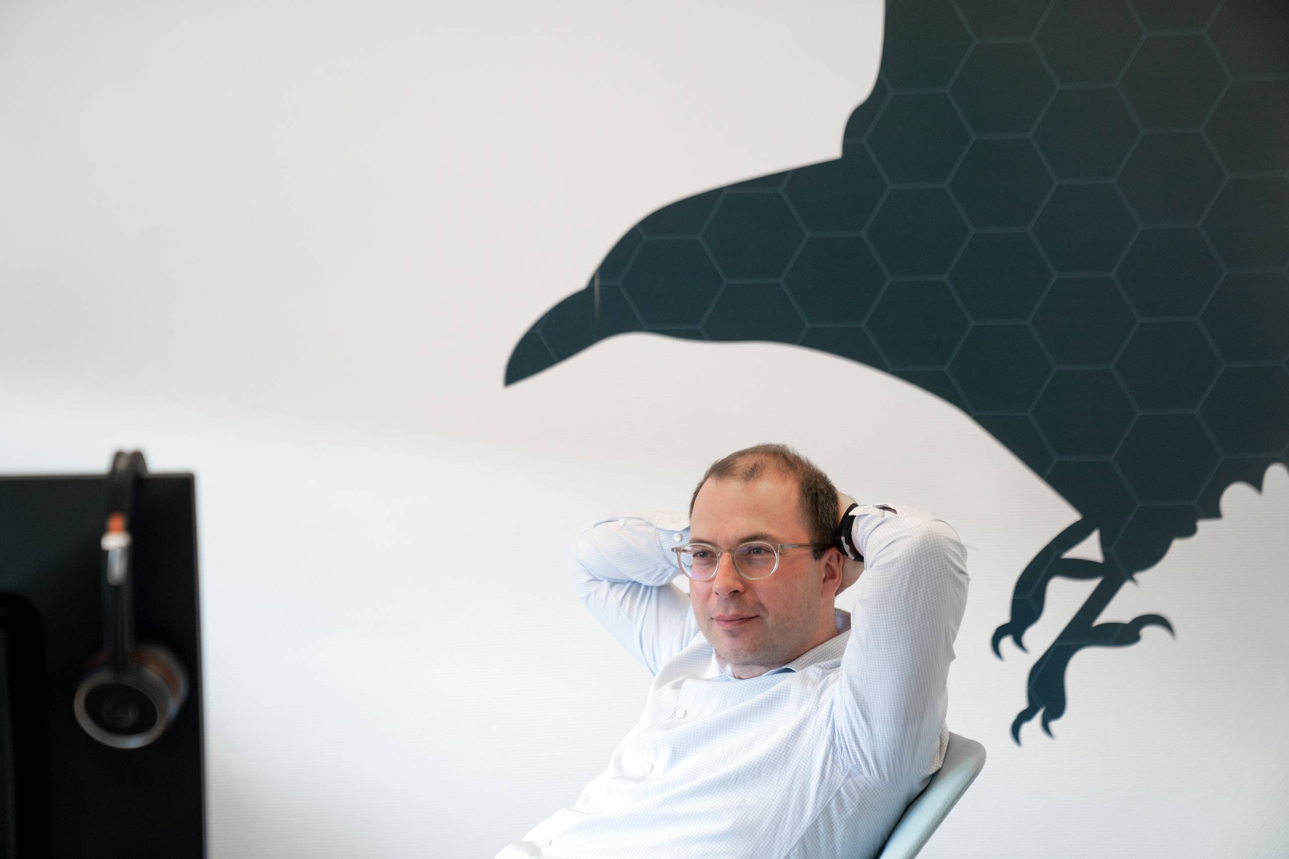 Andreas Wehowsky, iværksætter som har opfundet produkt, der beskytter imod hackerangreb og er ved at skalere hastigt op. Foto: Stine Bidstrup