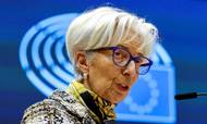 Inflationen i Euroland er nu oppe på 2,0 pct., men forventningen er, at ECB-præsident Christine Lagarde vil anbefale at fortsætte med en uændret pengepolitik. Foto: Reuters/Olivier Matthys