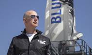 Rumselskabet Blue Origin blev skabt i 2000 af Jeff Bezos. Siden han var dreng, har han drømt om at komme ud i rummet. Arkivfoto: -/Ritzau Scanpix