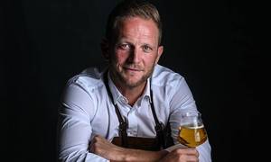 Topchef i bryggeriet Vestfyen Rasmus Damsted Hansen. Foto: Bryggeriet Vestfyen