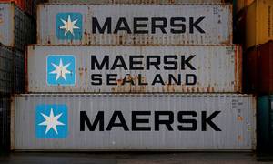 A.P. Møller-Mærsk vil gerne være større på landtransport. Derfor kan tyske DB Schenker måske være et godt match. Foto: Phil Noble/Reuters/Ritzau Scanpix