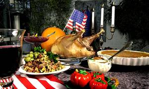 Kalkunen er på bordet til årets største begivenhed i millioner af amerikanske familier – Thanksgiving. Foto: Klaus Gottfredsen