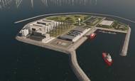 Visualisering af energiø-konceptet, Vindø, hvor oliegiganten snart forventes at blive en del af konsortiet. Foto: CIP
