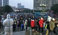 Kina har indført massetest i Ningbo i Zhejiang-provinsen, som er hjemsted for en af landets vigtige containerhavne. Indtil videre har havnen fået lov til at holde åben. Foto: AFP/China OUT