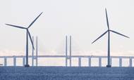 Der har været godt gang i de britiske vindmøller i forbindelse med weekendens storm. Foto: Jens Dresling