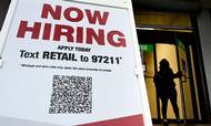 Det amerikanske arbejdsmarked er stadig ikke på højde med tiden inden coronakrisen. Foto: AFP/Olivier Douliery