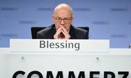 Martin Blessing har gennem mange år siddet i toppen af Commerzbank. Foto: Arne Dedert/AP/Ritzau Scanpix
