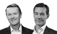 Lars Bo Bertram, adm. direktør i Bankinvest og Rolf Kjærgaard, adm direktør i Vækstfonden
