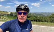 For Danica Pensions nye permanente topchef, Søren Lockwood, er cykling den store passion, når han har fri. Her er han på tur i Piemonte i Italien. Foto: Privat.