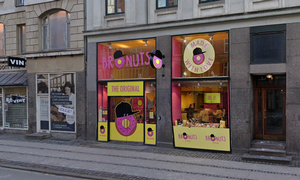 Bronuts havde bl.a. en butik på Vesterbrogade i København. Foto: Streetview.