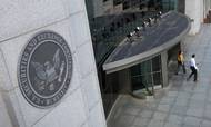 Det er den amerikanske børsmyndighed, Securities and Exchange Commission, der sigter 11 personer for kryptosvindel. Foto: Andrew Kelly/Reuters/Ritzau Scanpix