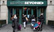 Bed Bath & Beyonds aktiekurs er steget betragtelig til trods for at virksomheden står i en økonomisk krise. Foto: REUTERS/Carlo Allegri/