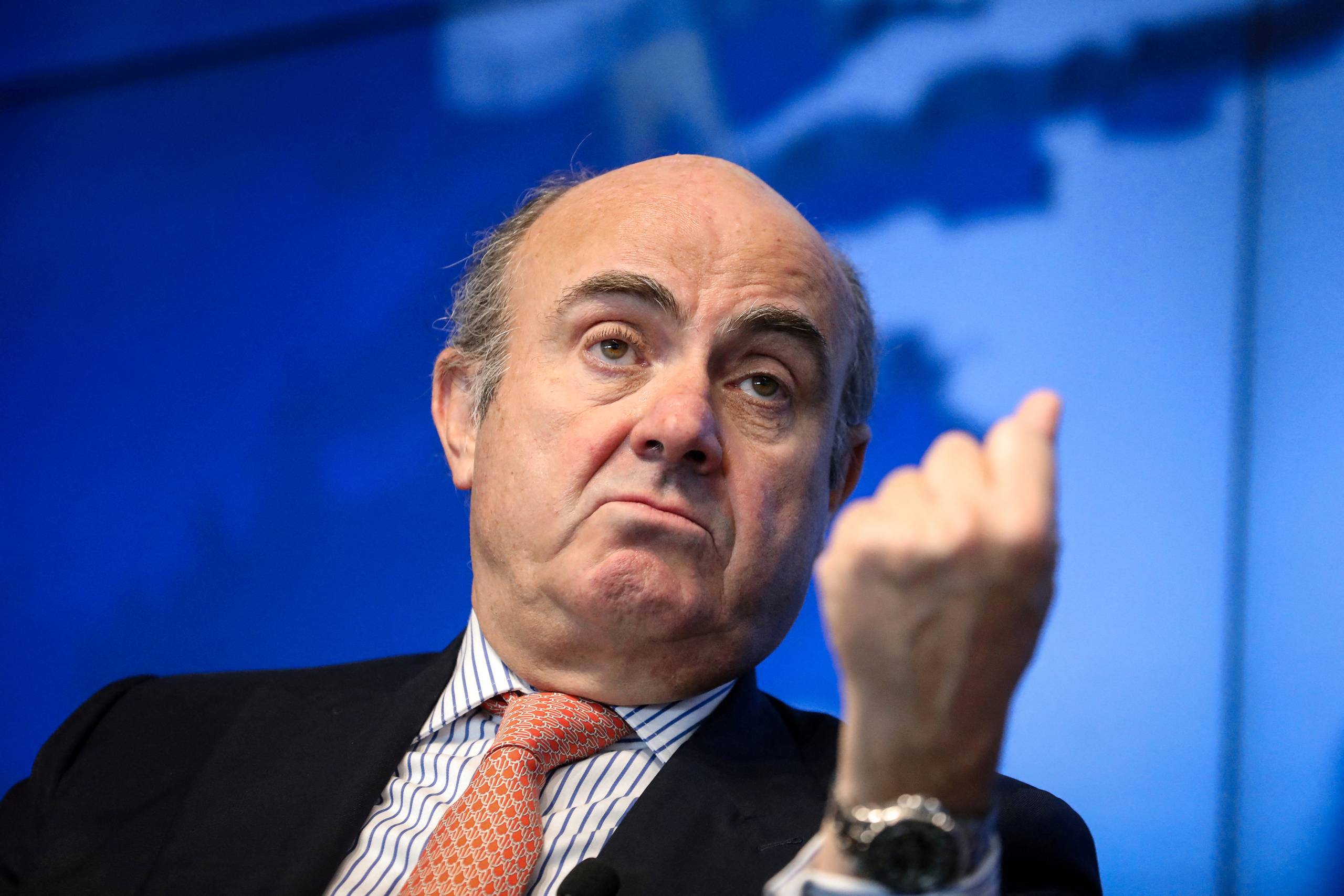 Den spanske næstformand i ECB, Luis de Guindos. Foto: Brendan Mcdermid/Reuters/Ritzau Scanpix