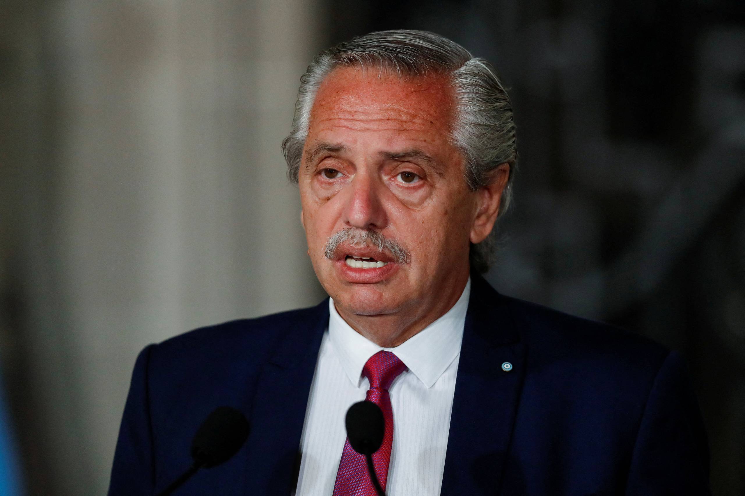 Alberto Fernandez., præsident i Argentina. Foto: Agustin Marcarian/Reuters/Ritzau Scanpix