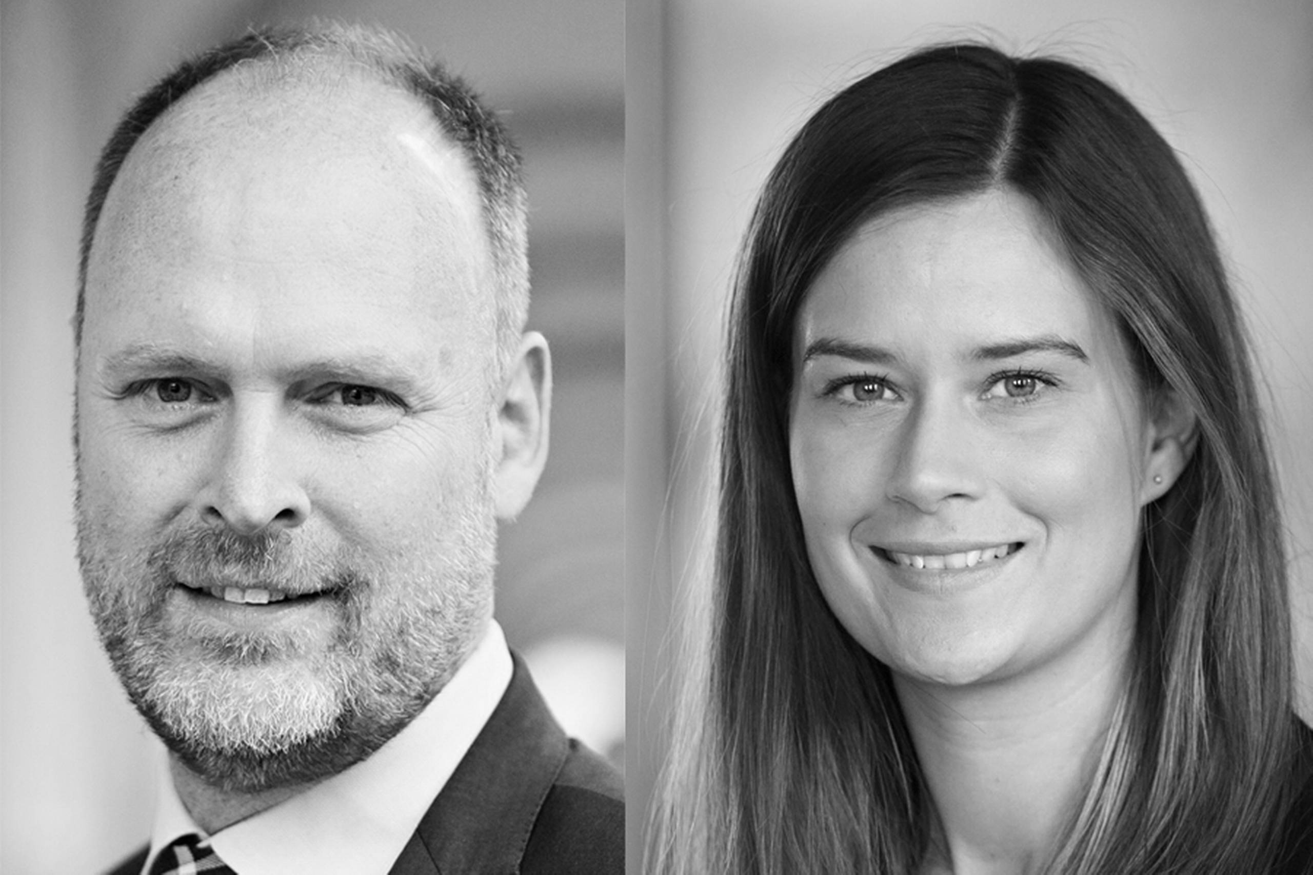 Morten Jung og og Malene Jæpelt,  hhv. markedschef og chefkonsulent i Dansk Erhverv for offentlig-privat samarbejde