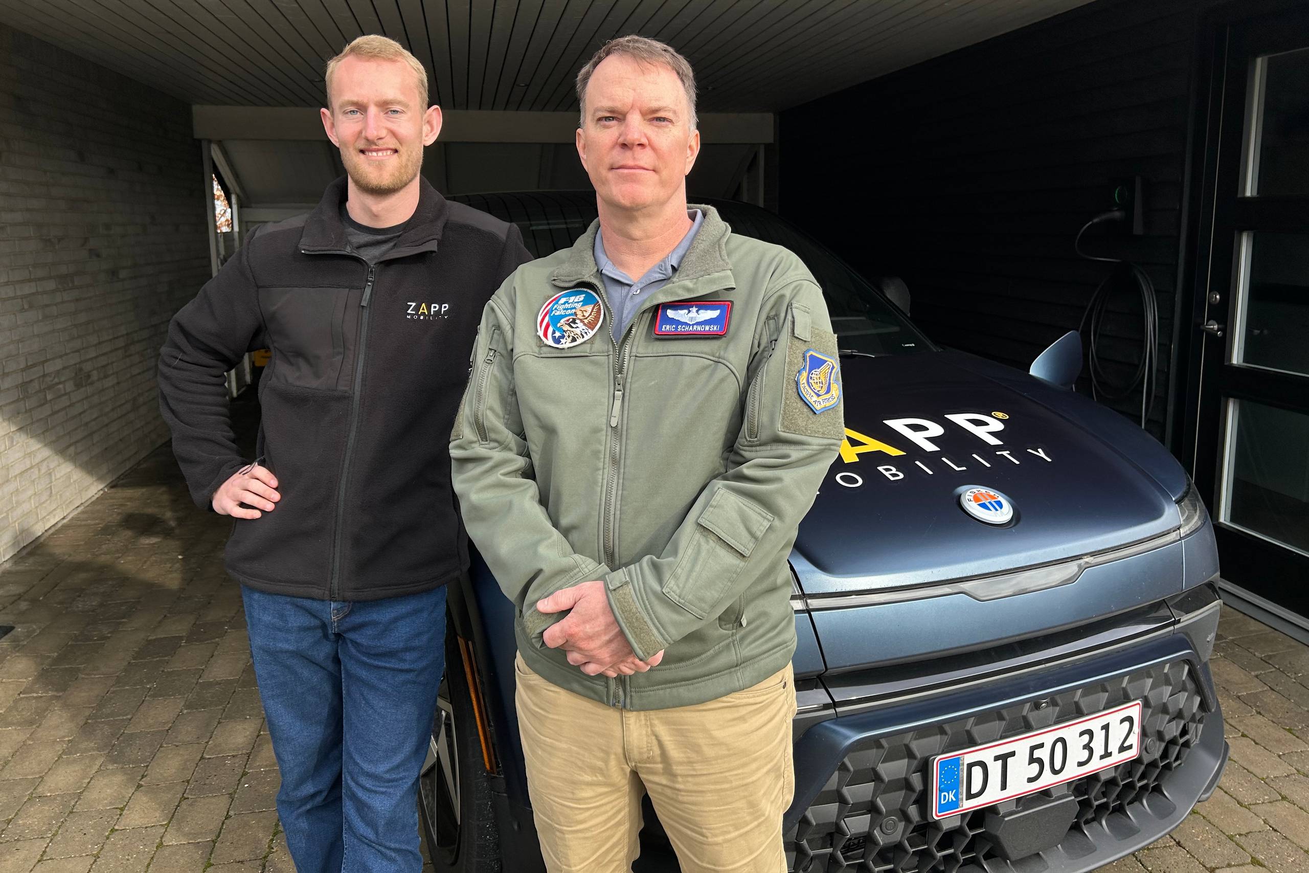 Stiftere af Zapp Energy Eric Scharnowski (th.) og Janus Broch Mols (tv.). PR / Zapp Energy.