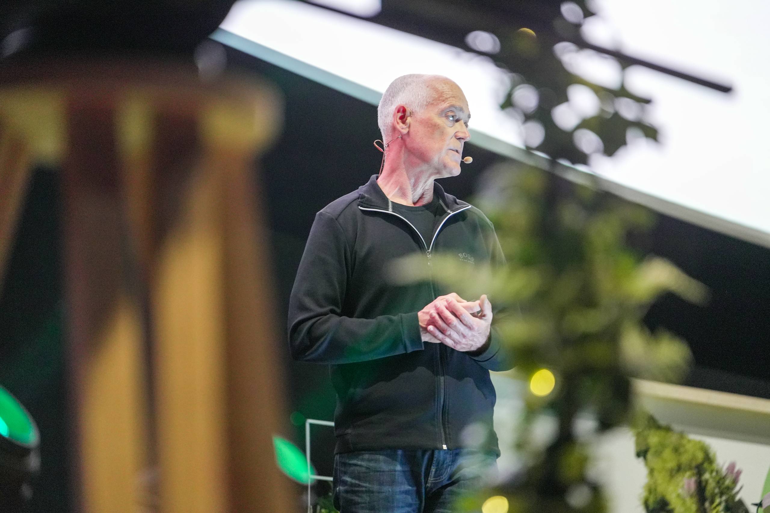 Danny Lange, vice president hos Google, holder oplæg i København i maj 2024. Foto: PR