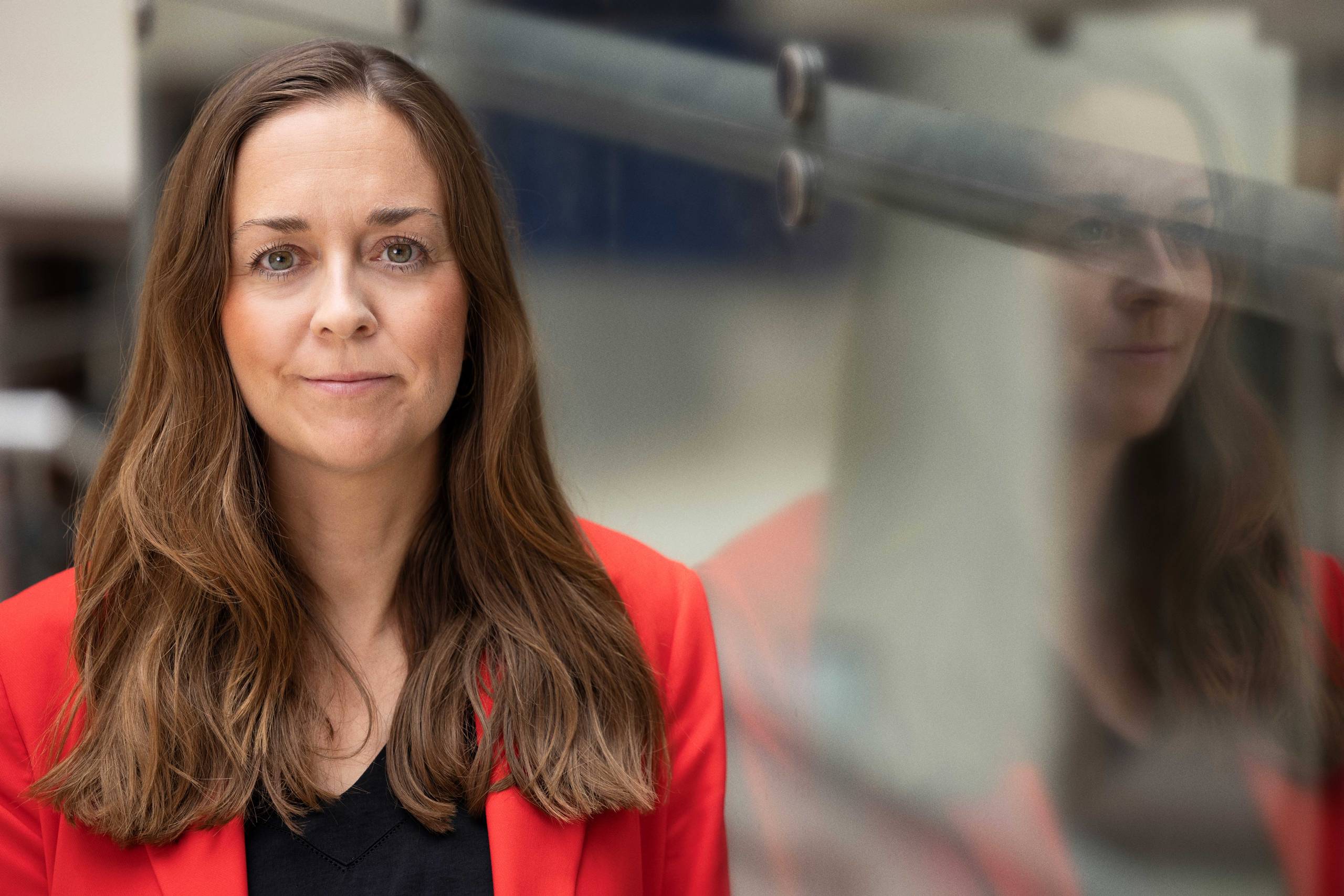 Christin Tuxen, der er chef for området med alle bankens mindre erhvervskunder. Foto: Danske Bank