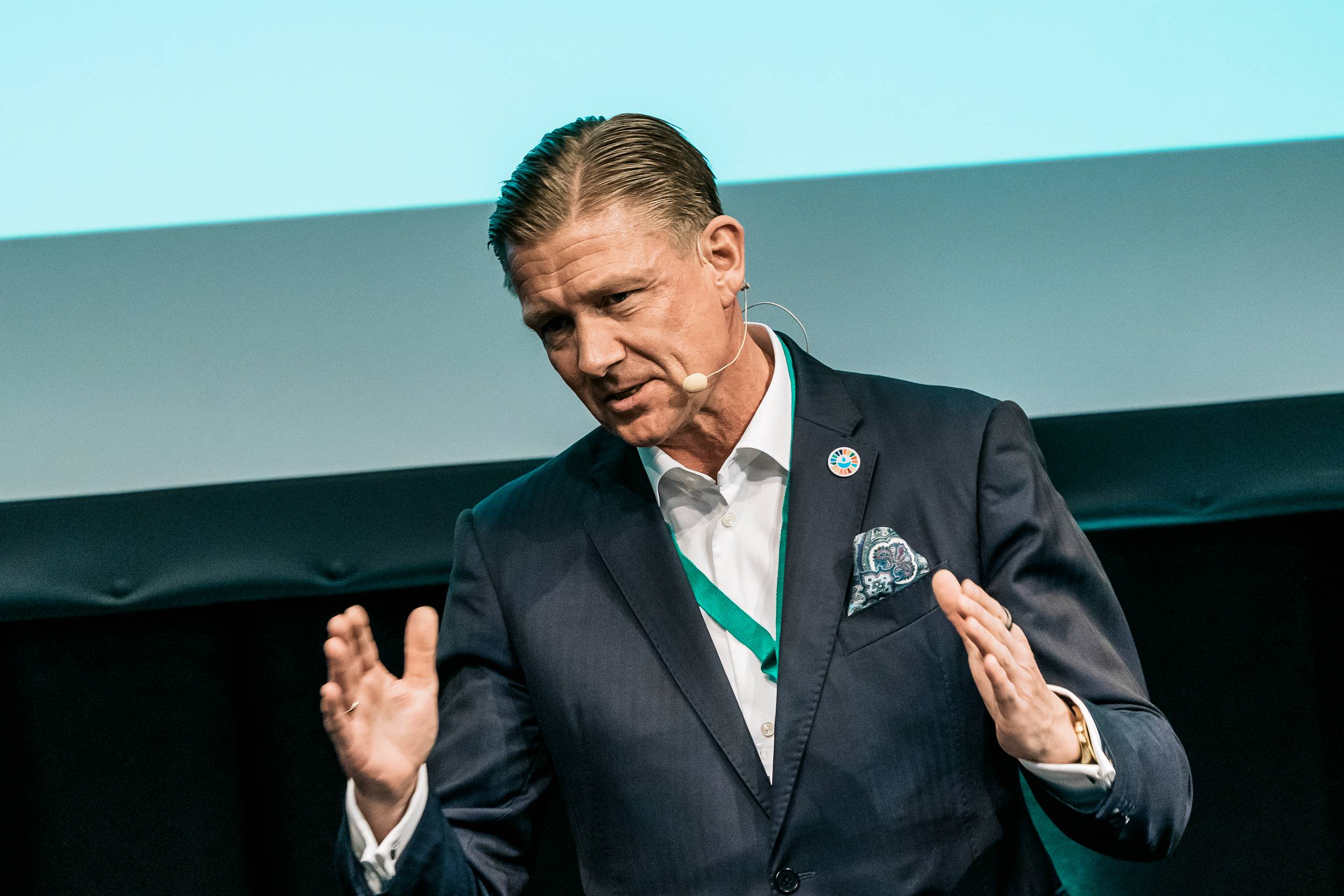 Poul Due Jensen er tredje generation i spidsen for Grundfos. Foto. Thomas Lekfeldt.  