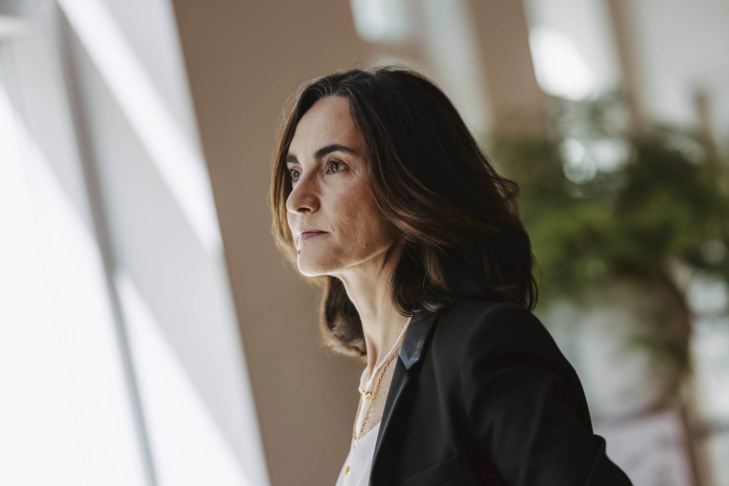 Spanskfødte Berta de Pablos-Barbier er del af topledelsen i børsnoterede Pandora som marketingdirektør – chief marketing officer (CMO). Foto: Thomas Lekfeldt.