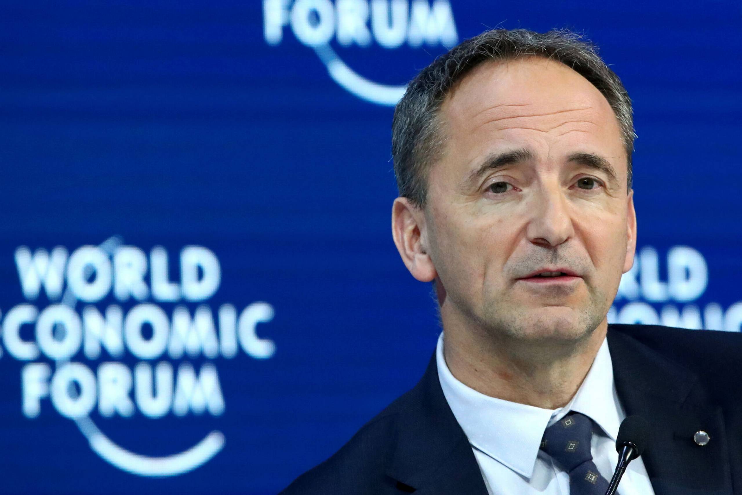 Jim Hagemann Snabe, bestyrelsesformand i Siemens, ved World Economic Forum 2020 i Davos. Foto: Denis Balibouse/Reuters/Ritzau Scanpix