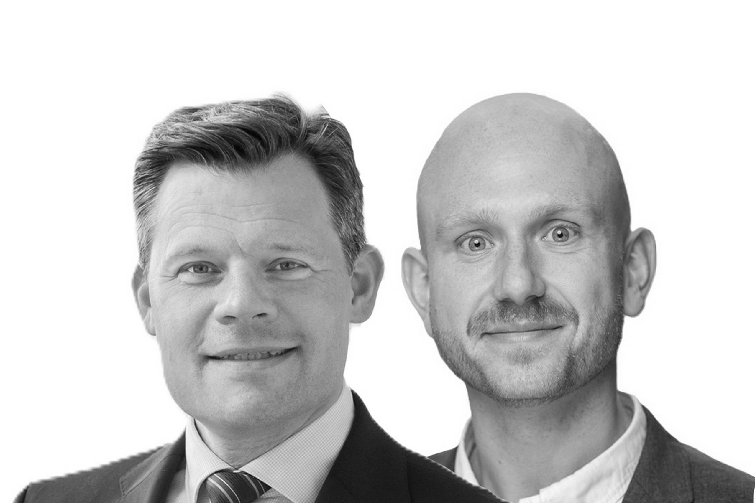 Niels Hovmand og Jeppe Kirk Øxenvad, hhv. chefkonsulent og erhvervspolitisk konsulent, begge Dansk Erhverv