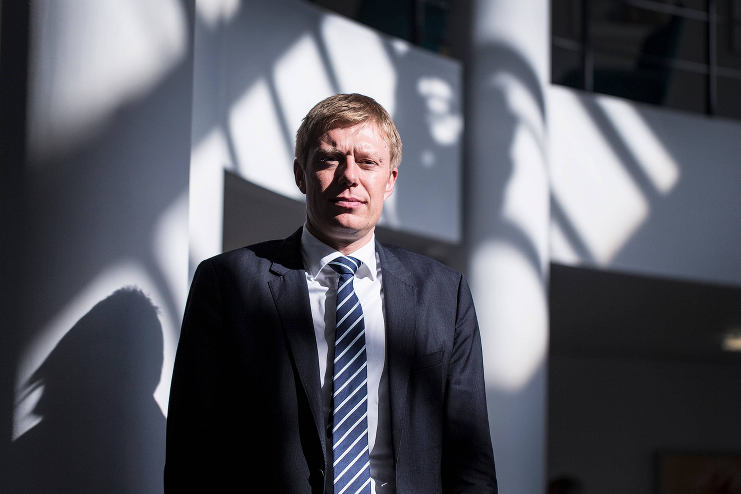 Opgaven for Anders Lonning-Skovgaard lyder at kende forretningen, der er specialiseret i udstyr inden for stomi, kontinens og sårpleje, bedre end nogen anden – og hurtigst muligt. Foto: Niels Hougaard.