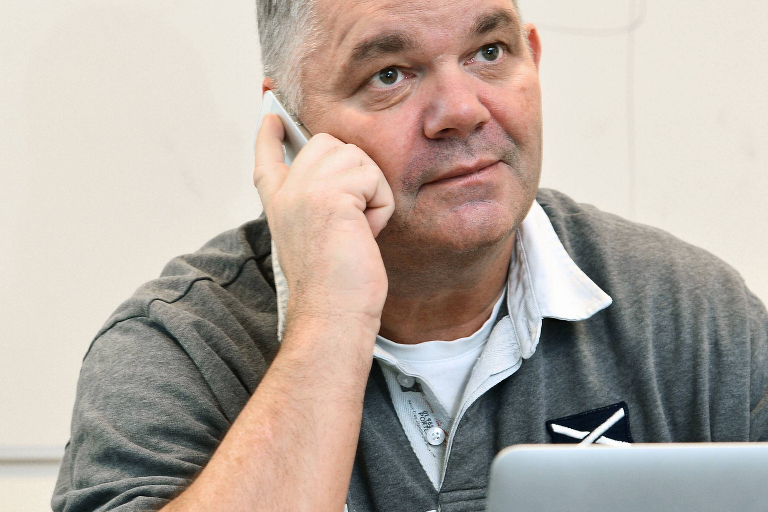 Frank Rasmussen, direktør for teleselskabet Justfone