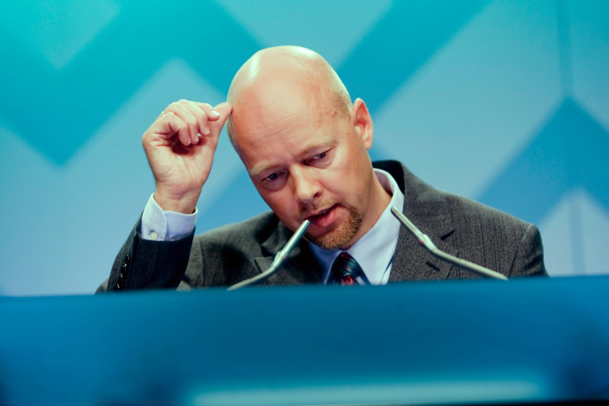 Yngve Slyngstad, chef for den norske oliefond.