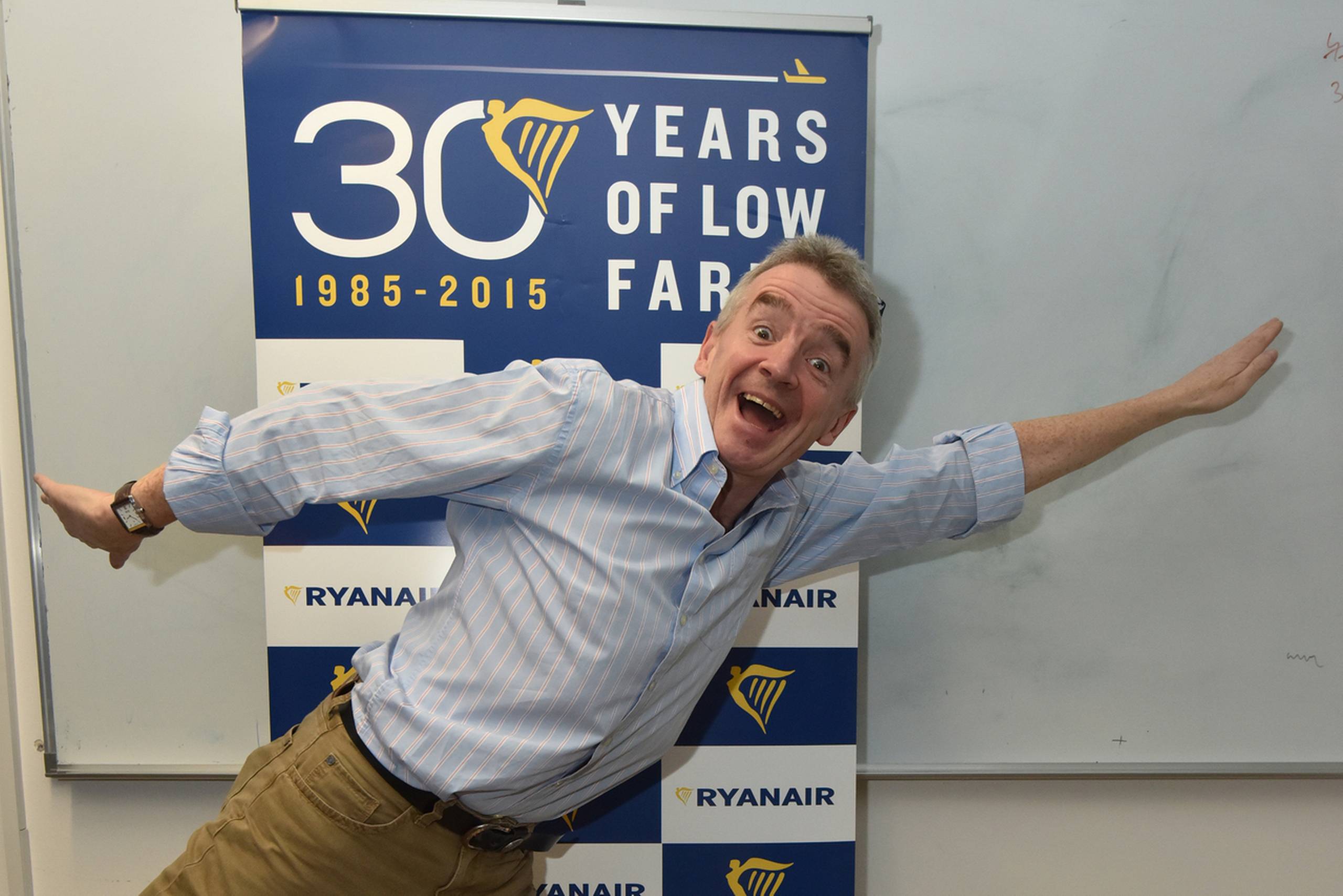 »Vi skal ikke længere unødigt pisse folk af,« lyder løftet fra Ryanairs adm. dir. Michael O’Leary.