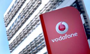 Britiske Vodafones største aktionær er nu De Forenede Arabaisk Emiraters statskontrollerede Etisalat Group. Foto: Federico Gambarini/AP Foto: Federico Gambarini/AP