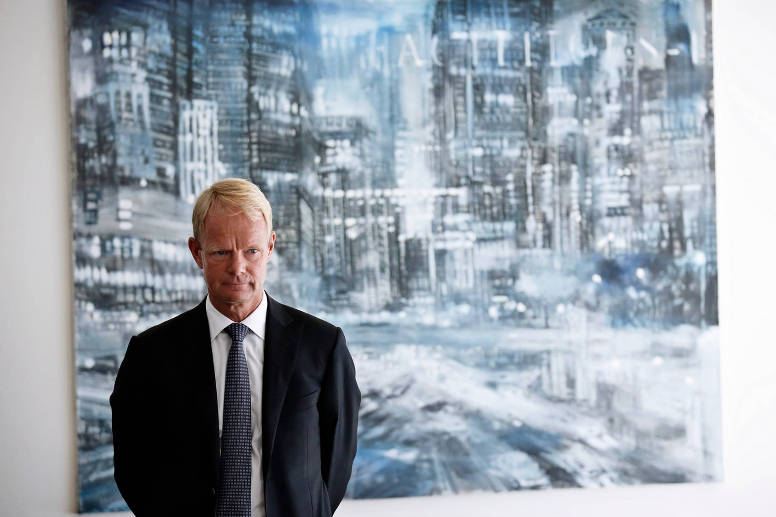 Topchef Kåre Schultz fremlagde onsdag den 19. august sit første regnskab som adm. direktør for Lundbeck. Samtidig meddelte han, at 1000 medarbejdere skal fyres som led i en spareplan. Foto: Jens Dresling