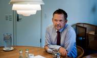 Ulrik Nødgaard, direktør i Finansrådet håber på, at politikerne er mere lydhøre over for bankernes skattepine end Skatteministeriets embedsmænd.  Foto: Ida Munch