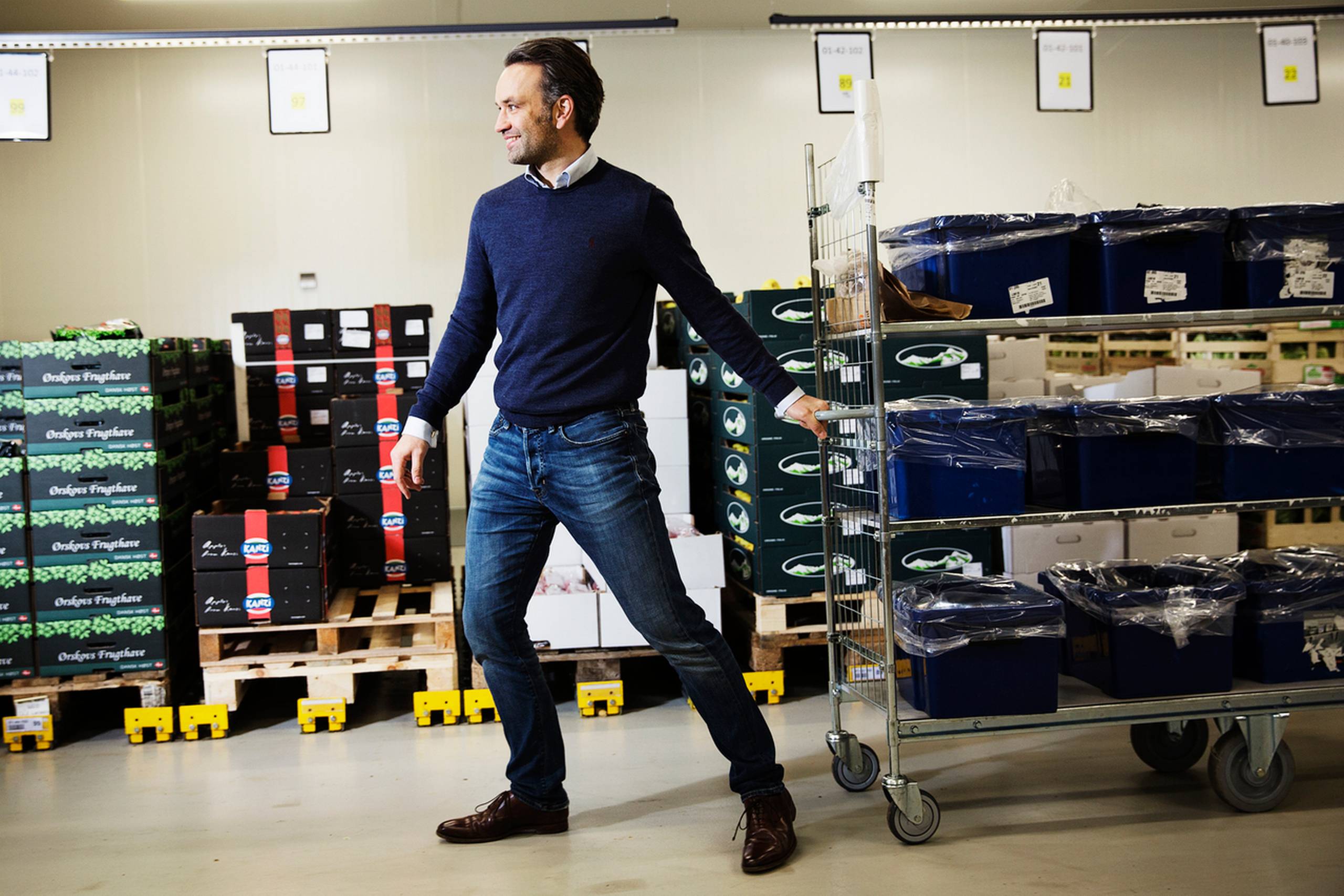 Stefan Plenge er adm. direktør for Nemlig.com, som afsætter dagligvarer på nettet.