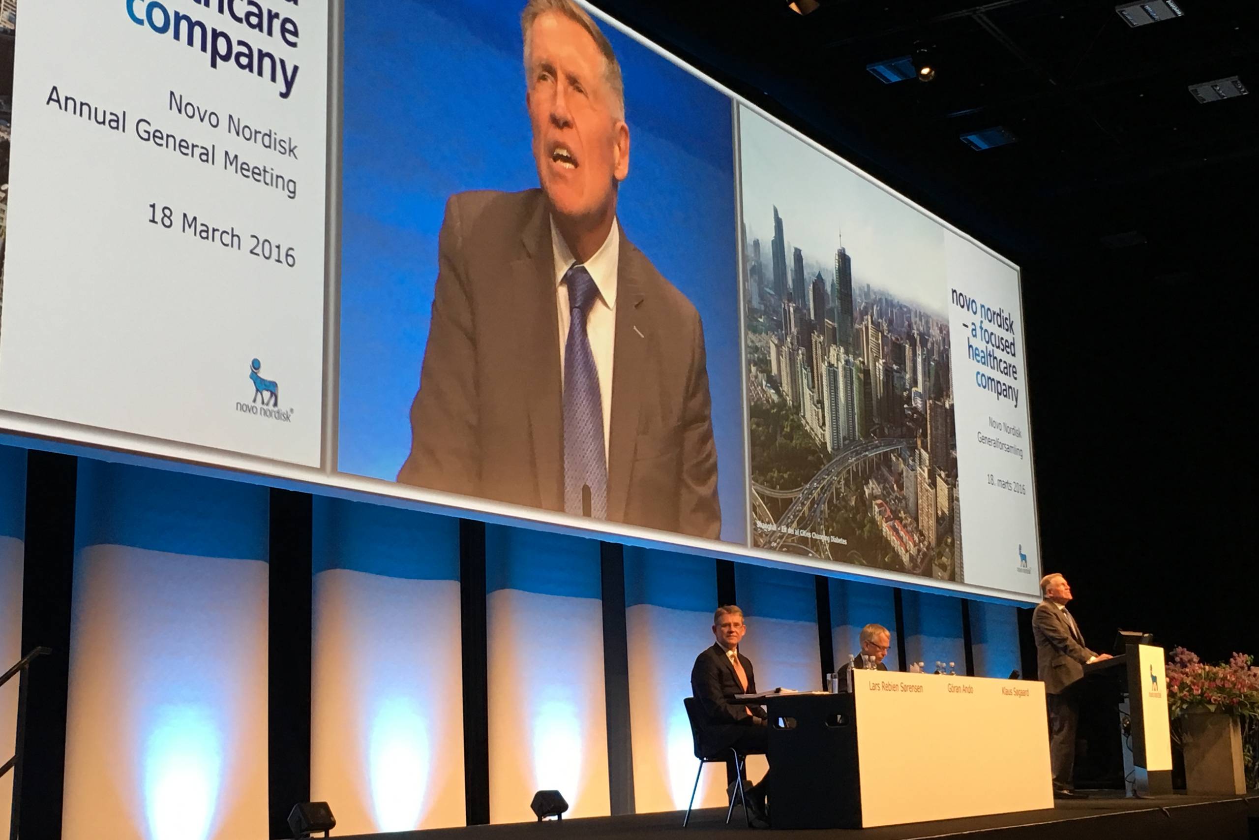 Göran Ando, bestyrelsesformand i Novo Nordisk, ser positivt på fremtiden, og hverken prispres i USA eller konkurrenternes ageren kan få pulsen op hos den svenske erhvervsmand.