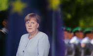 Der har været forlydender i de internationale medier om, at den tyske regering med Angela Merkel i spidsen arbejder på at redde Deutsche Bank. Det har regeringen dog afkræftet. Foto: APimages
