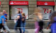 Storbanken Santander har fået en kæmpe bøde af de britiske myndigheder. Foto: AP