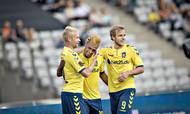 Brøndby har haft det svært på børsen i år, men i dag indhenter klubben lidt af det tabte. Christian Klindt Sølbeck.
