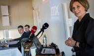"Med et slag har vi skabt Danmarks største printmedie" sagde Berlingske Medias topchef Mette Maix på dagens pressemøde. Foto: Stine Bidstrup