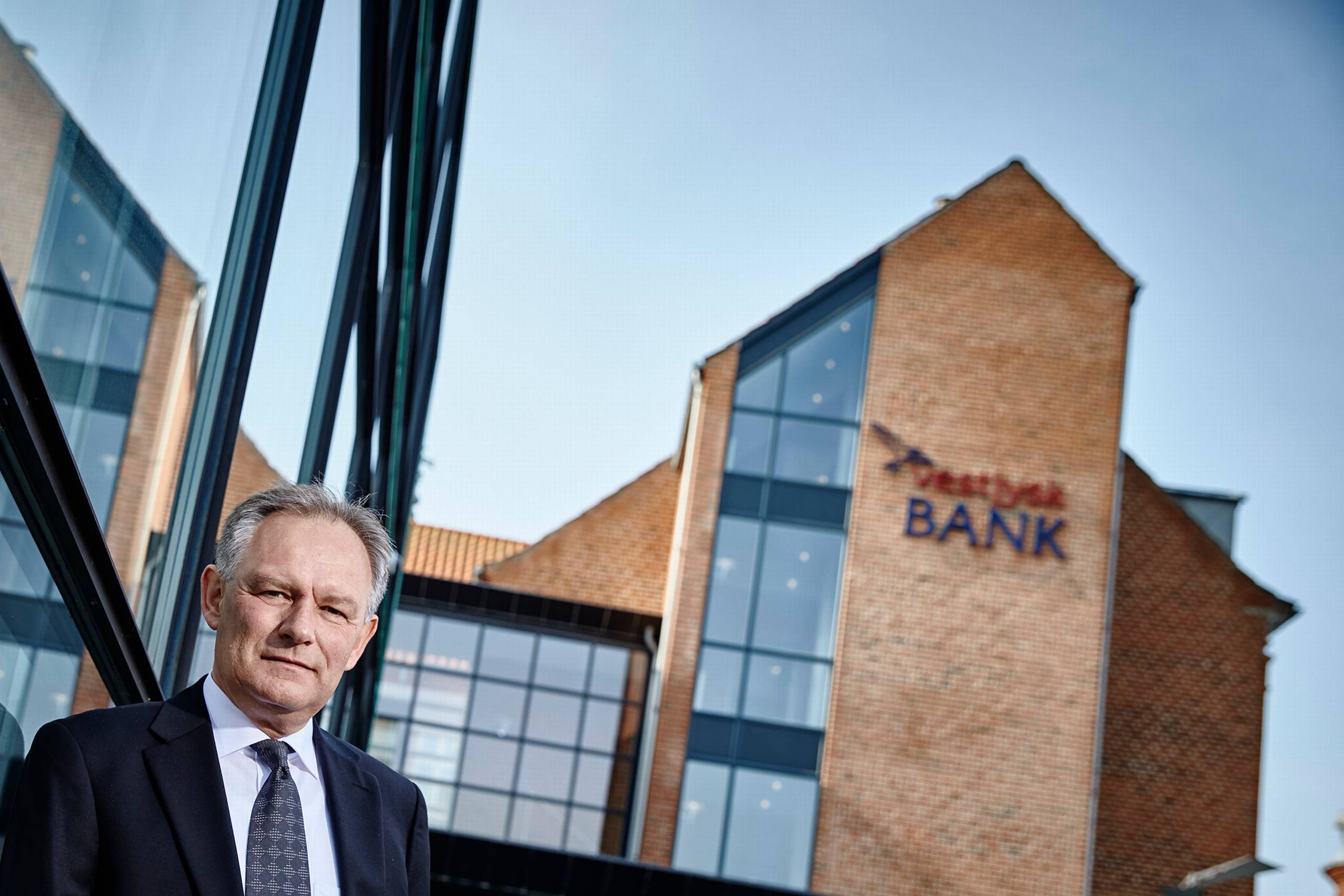 Jan Ulsø Madsen, adm. direktør i Vestjysk Bank. PR-foto: Vestjysk Bank