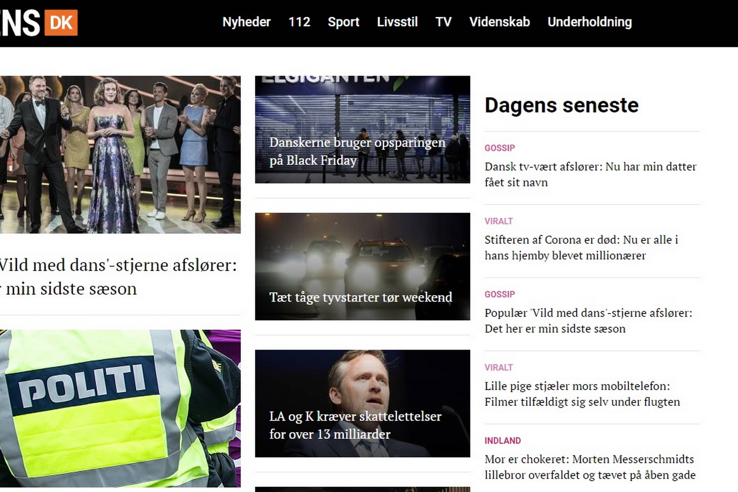 Screendump: dagens.dk