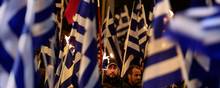Efterhånden har ingen længere tal på de demonstrationer, som Syntagme Pladsen i hjertet af Athen har lagt fliser til, siden gældskrisen begyndte at rulle i slutningen af 2009. Foto: AP/Yorgos Karahalis