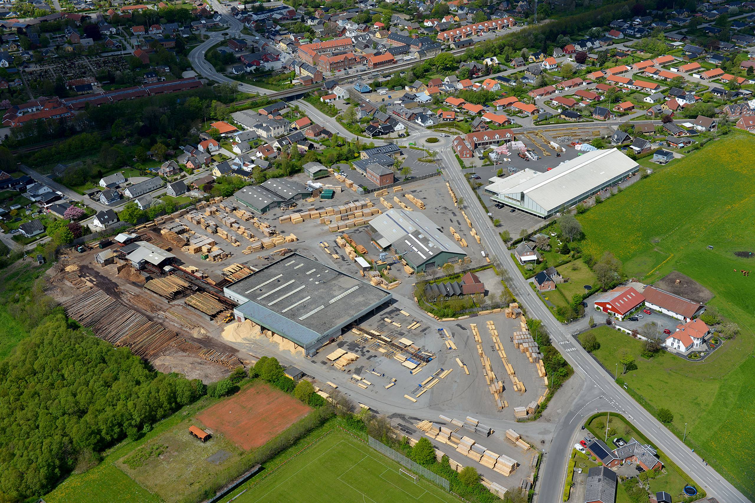 Lidenborg Gods' faciliteter i Arden. Foto:Lindenborg Gods