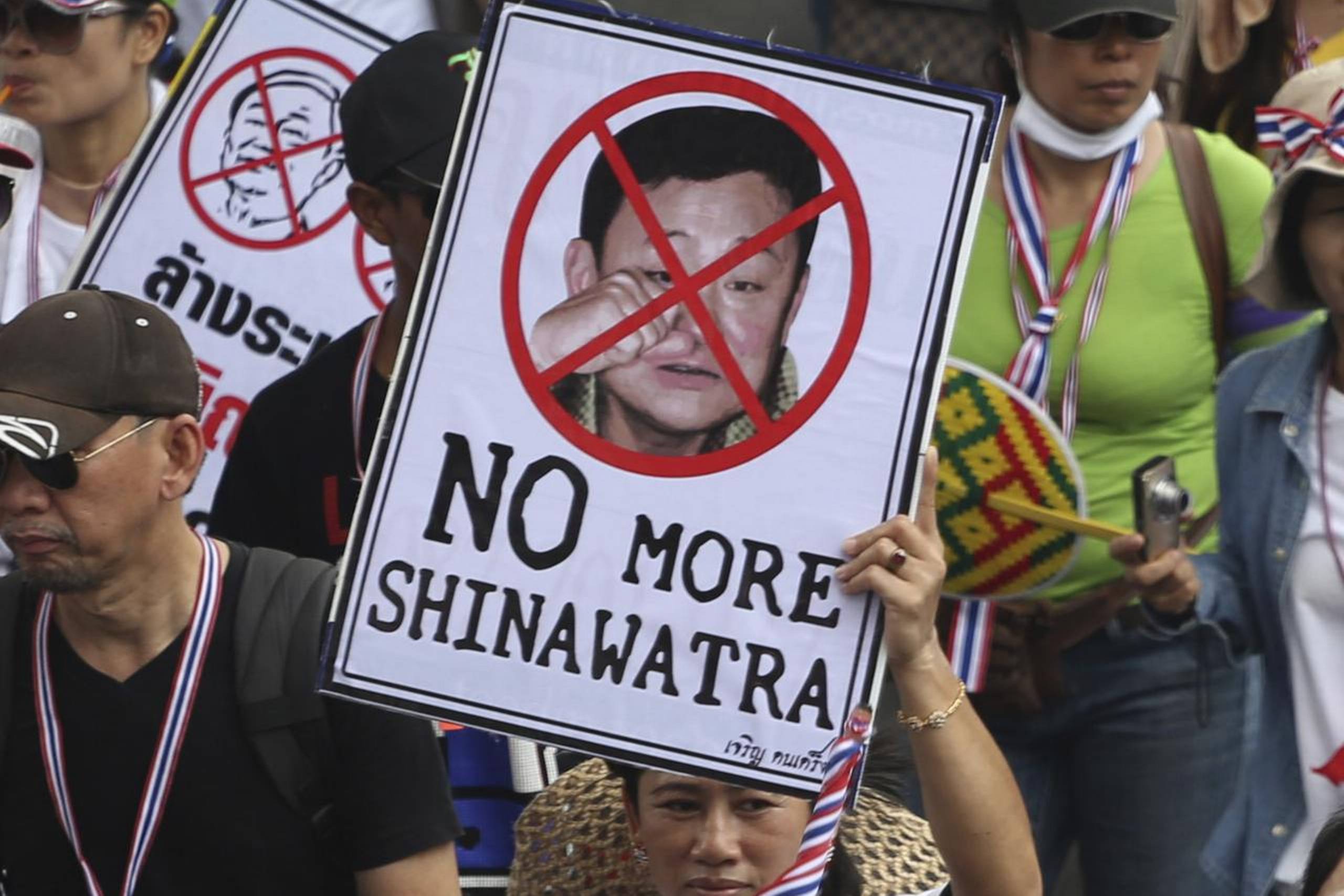 Thailands tidligere – og meget udskældte – premierminister Thaksin Shinawatra, der i dag lever i eksil i Dubai, er blevet præsenteret for en gigantisk skatteregning på ca. 3,5 mia. kr. Foto: AP/Apichart Weerawong