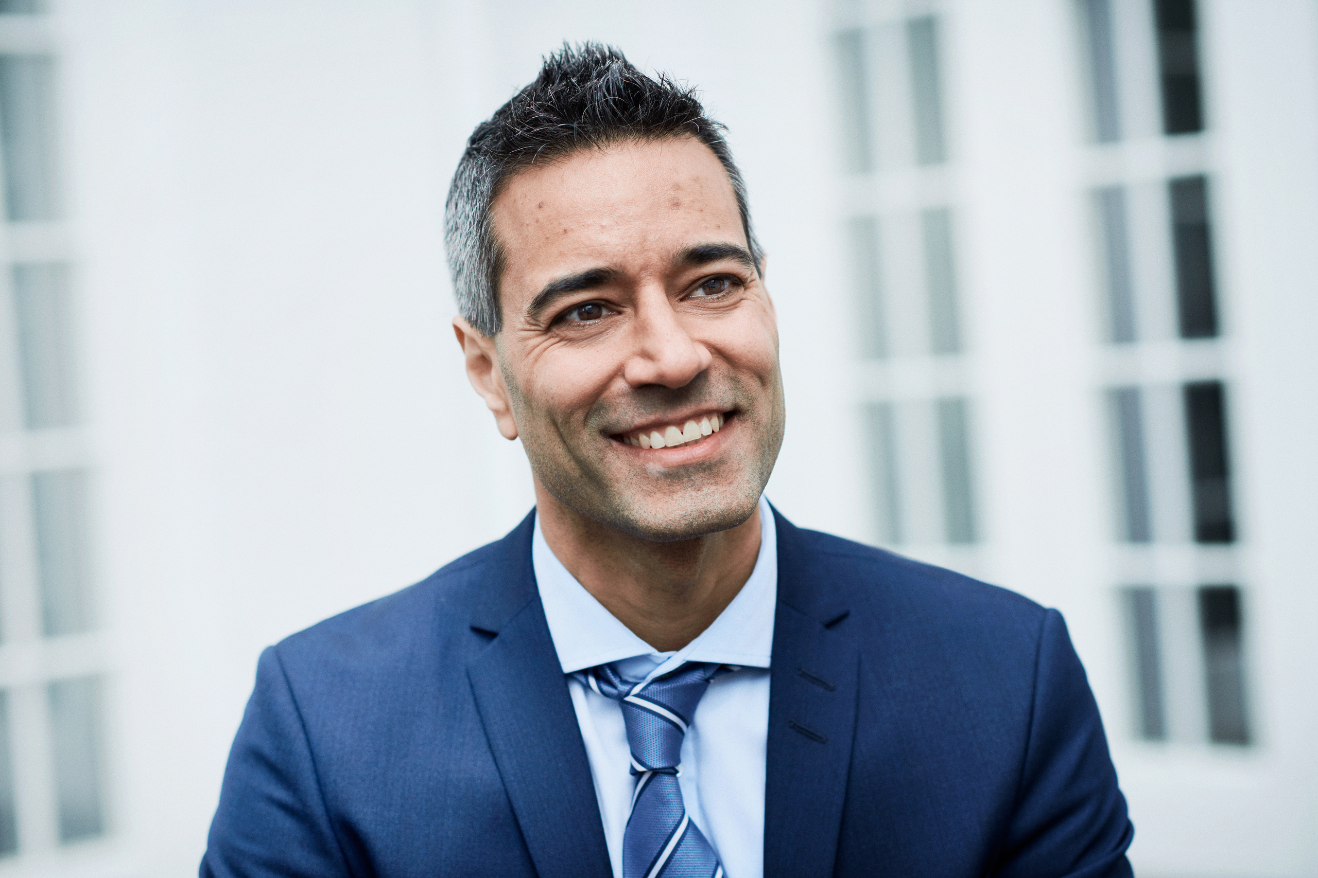 Direktør Peter Jayaswal fra FinansDanmark afviser, at der i dag er sorte pletter på landkortet, hvor realkreditten ikke låner ud. Foto: FinansDanmark.