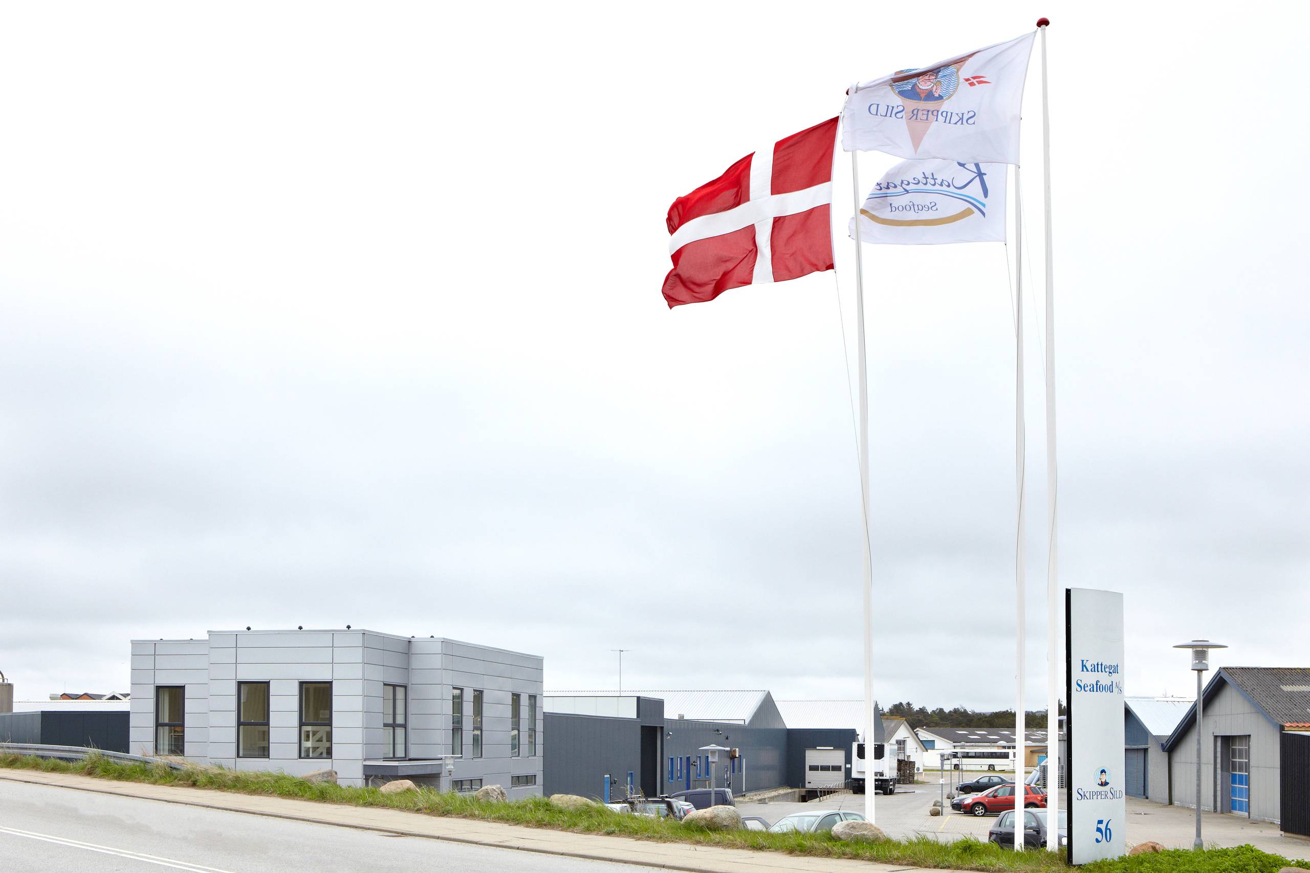 Kattegat Seafoods base i Grenaa. Foto: Kattegat Seafood